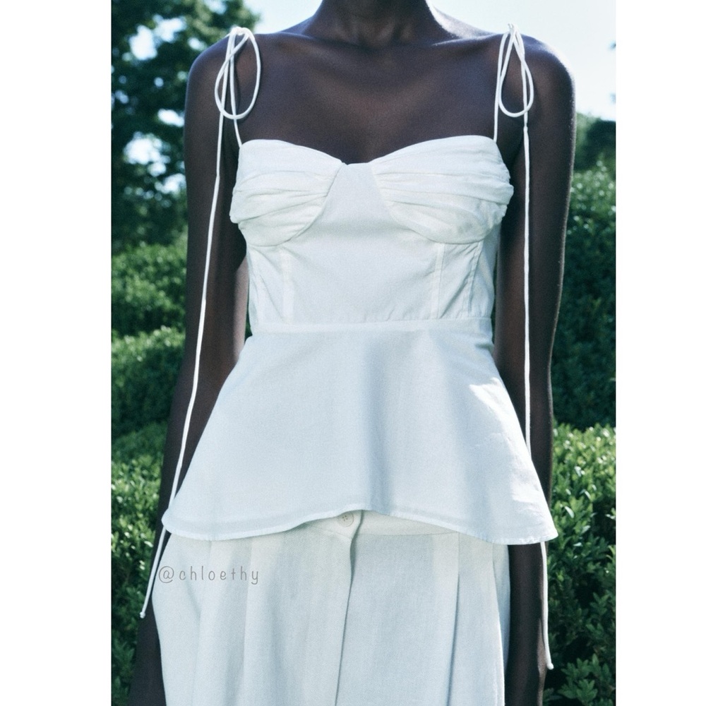 Zara ZW COLLECTION BUSTIER TOP